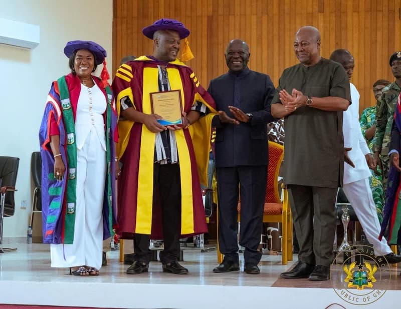 UMaT Honors Business Mogul Ibrahim Mahama with Honorary Doctorate for Decades of Industry Leadership