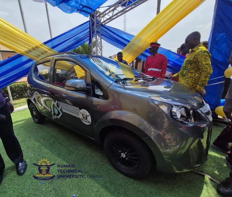 Kumasi Technical University Unveils Locally Manufactured ‘Nimde3 Hyiren’ Self-Charging Electric Vehicle