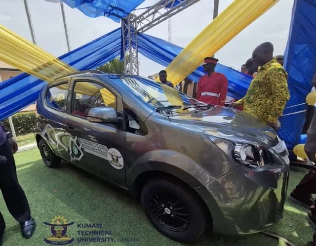 Kumasi Technical University Unveils "Nimde3 Hyiren REV" Self-Charging Electric Vehicle Prototype