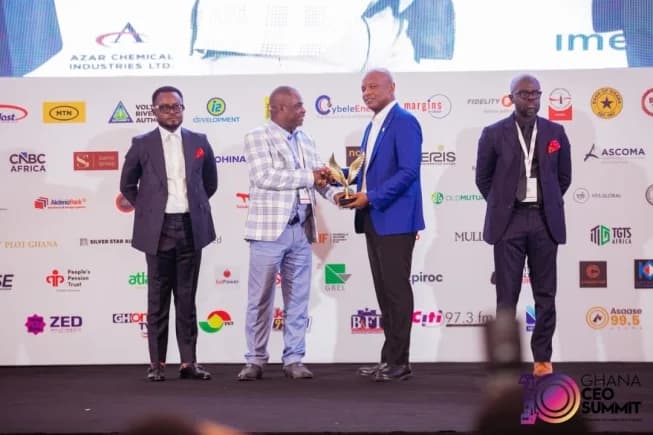 Eric Ebo Acquah Honoured at 10th Ghana CEO Summit as AI Reshapes National Supply Chain Strategies