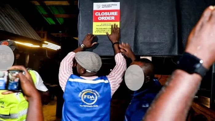 Nungua: FDA shuts three facilities over illicit products