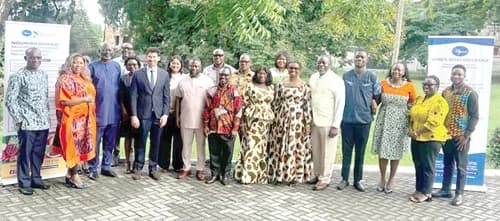 Dr Sebastian N. Sandaare (3rd from left), Vice-Chair of Parliament’s Health Committee; William Moore (5th from left), Chief Executive Officer, Eleanor Crook Foundation, with other stakeholders after the meeting