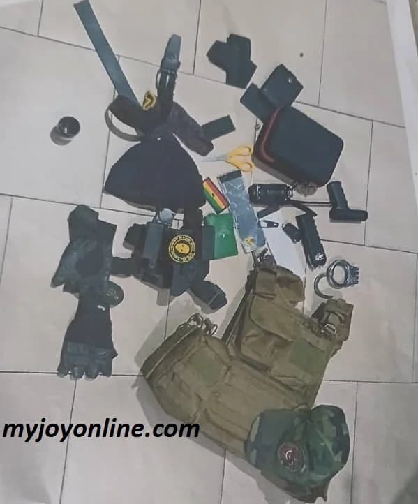 Charles Ampofo's police kits