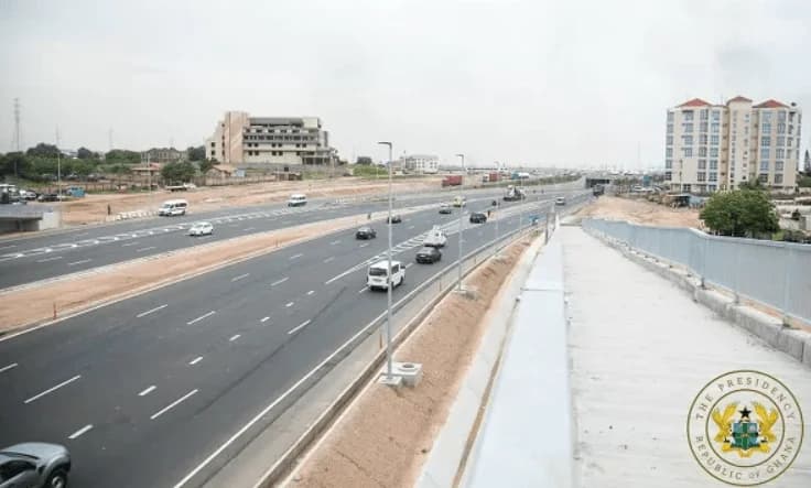 Accra-Tema Motorway reconstruction hits 48% as Ghana scales up nationwide flood mitigation and sanitation efforts