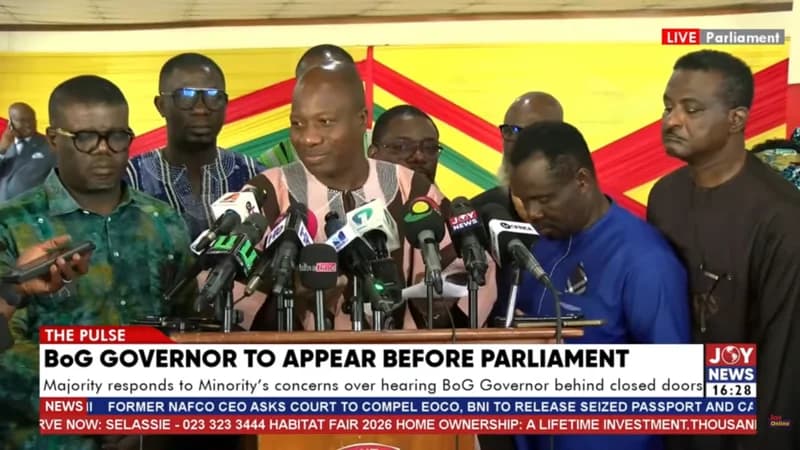 Minority Stages Dual Walkouts as Parliamentary Tensions Flare Over Oversight and Bank of Ghana Transparency