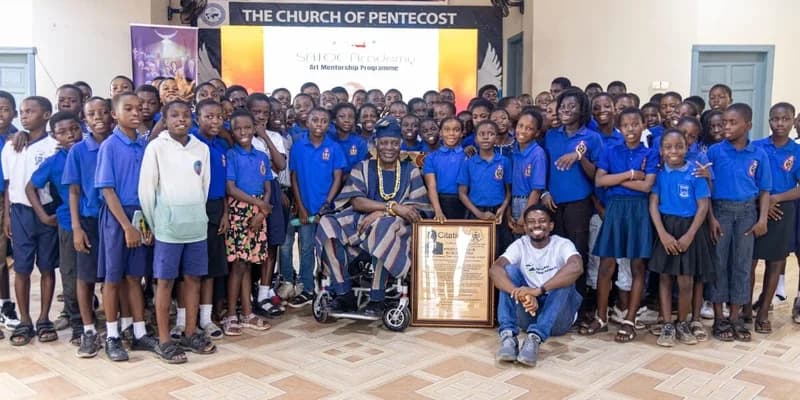 Professor Ladé Wosornu Guides Aspiring Artists at Maiden Schools Arts Mentorship Programme