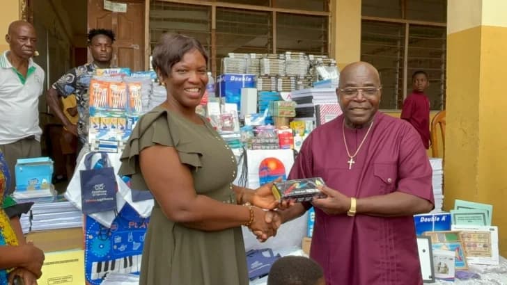 Retired maths teacher donates $38,000 worth of teaching materials to 4 Accra schools