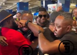 Musician Choirmaster Returns to Accra for Wife Beverly Afaglo's Funeral Amid Emotional Airport Reception