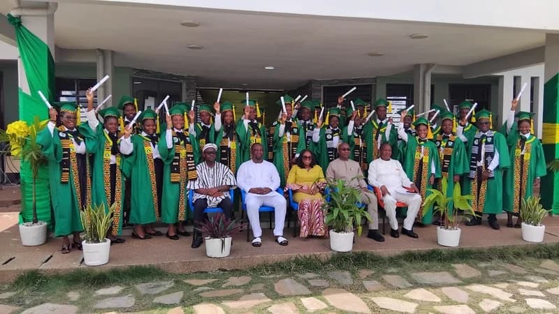 UHAS Basic School Commissions Graduates as Anti-Drug Advocates at Inaugural Graduation Ceremony in Ho