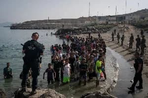 Human Crisis Unfolds as Tens of Thousands Return from Spanish Enclave of Ceuta to Morocco