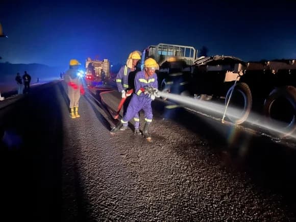 Accident: Two dead, eight injured in Komenda highway crash