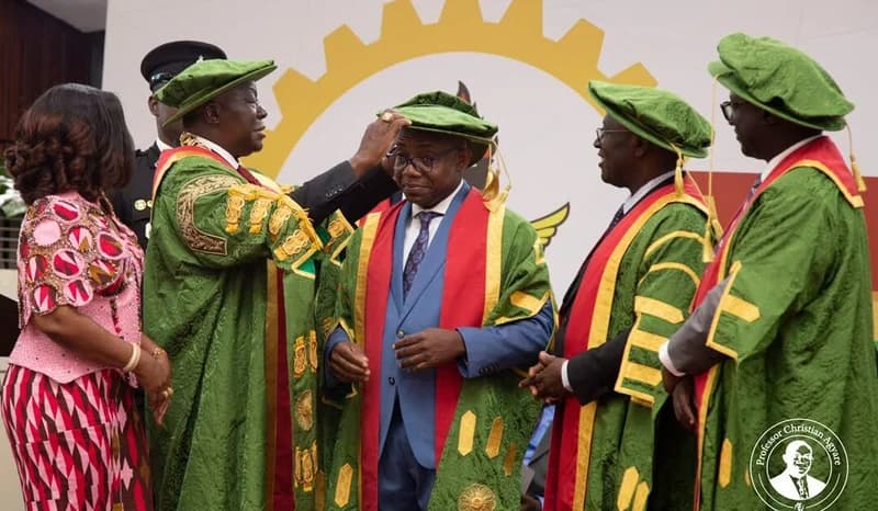 Professor Christian Agyare Inaugurated as 13th KNUST Vice-Chancellor Amid Calls for Collaborative Leadership