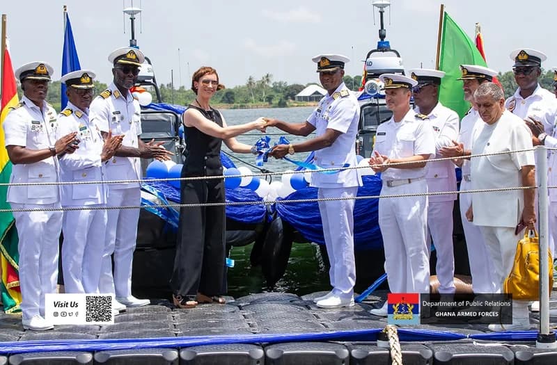 Ghana Navy Bolsters Maritime Security with EU-Funded Patrol Boats and Specialized Personnel Training