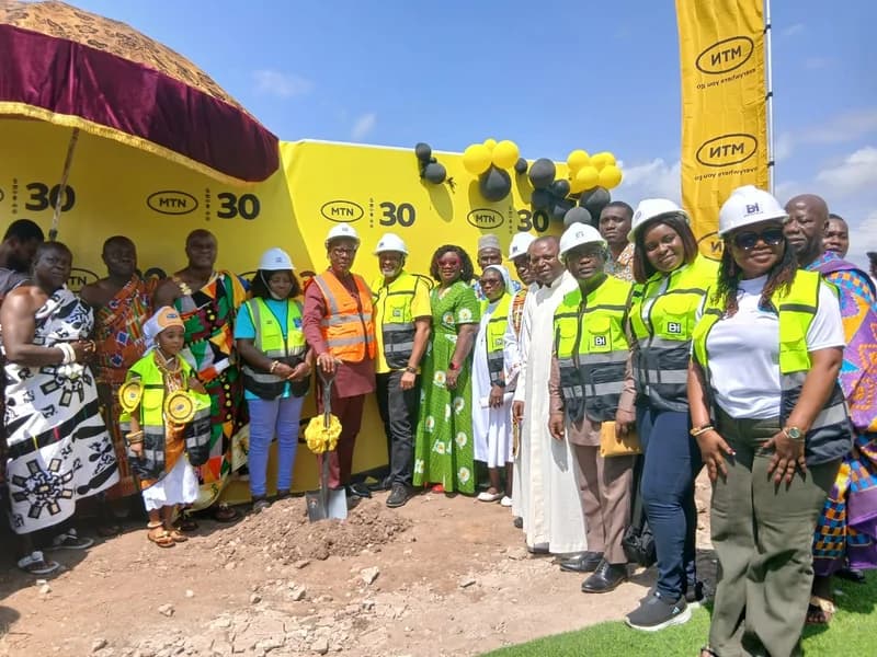 MTN Ghana Foundation Breaks Ground for 60-Bed Accident and Emergency Block in Breman Asikuma