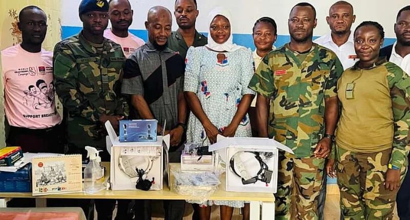 Kacstone Records Donates GH¢12,000 in ENT Equipment to Tamale’s Airborne Force Medical Centre