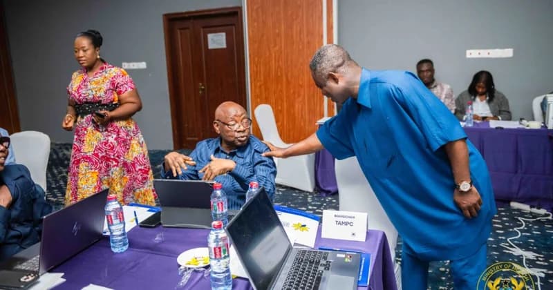 Health Minister Kwabena Mintah Akandoh Reviews Progress of 'MahamaCare' and Universal Health Coverage Commitments