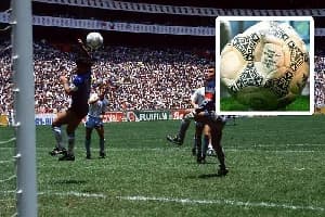 Maradona's Iconic 'Hand of God' World Cup Ball Sells for $3.3 Million at Auction
