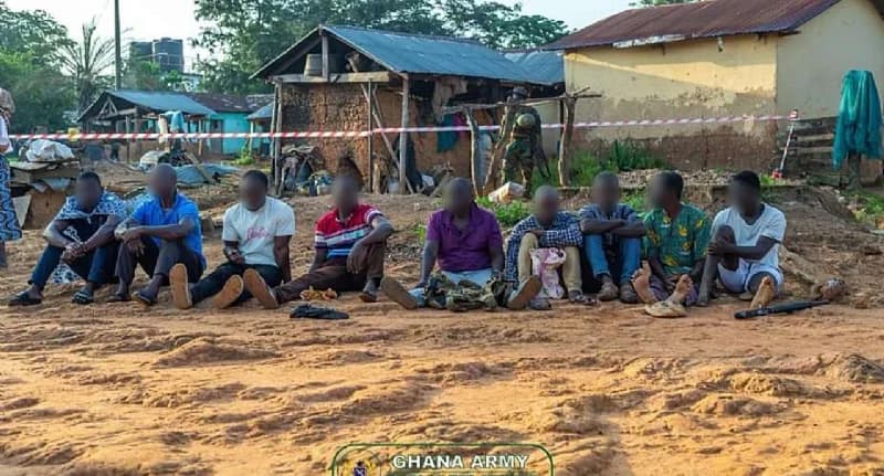 11 Arrested as Joint Security Taskforce Seizes Weapons in Oti Region Operation