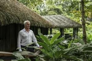 Egbert Bloemsma, CEO of HBD Hotels, says its important to preserve the culture while developing the old plantation buildings. By Daniel BELOUMOU OLOMO (AFP)