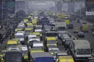 Some train passengers miss the famous yellow minibuses that clog Kinshasas streets. By Hardy_Bope (AFP/File)