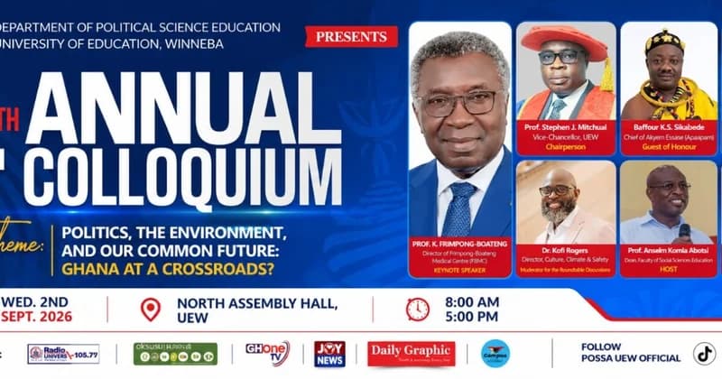 UEW Colloquium Tackles Governance Failures and Environmental Degradation in Ghana