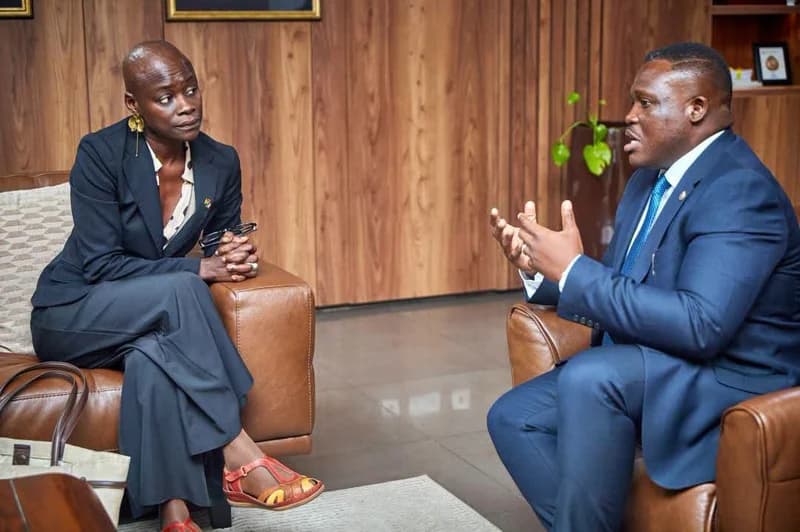 Minister Samuel Nartey George and French Ambassador Diarra Dime-Labille Strengthen Ghana-France Digital and Telecom Ties