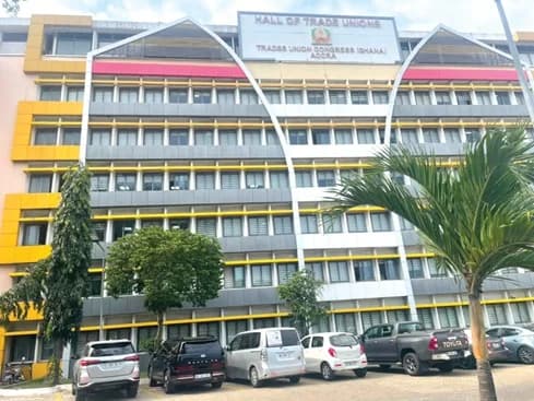 Front view of the Trades Union Congress (TUC) office