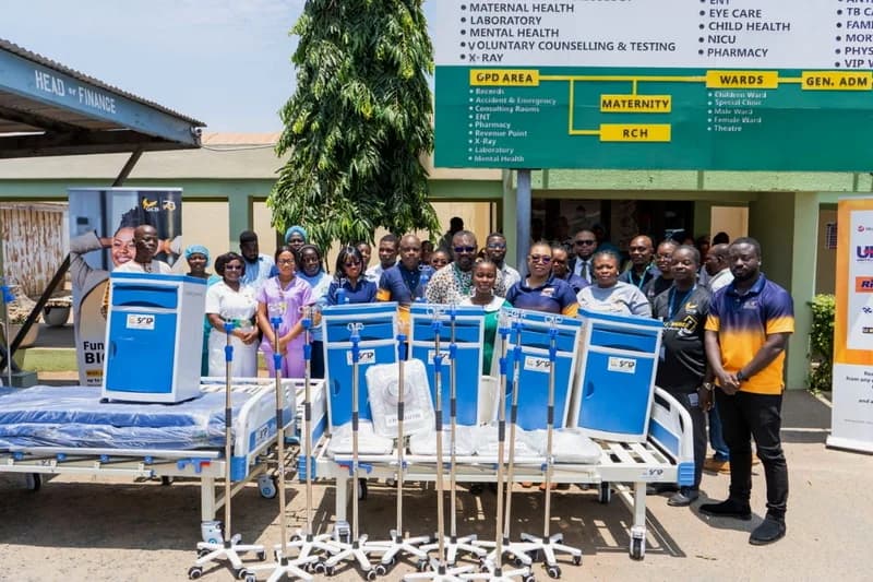 GCB Bank Staff Enhance Healthcare Delivery with Major Equipment Donations to Kpando and Aflao Hospitals