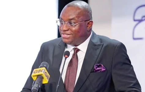 Ernest Brogya Genfi, Presidential Advisor on National Resilience and Emergency Preparedness, speaking at the conference on behalf of Dr Julius Debrah, Chief of Staff