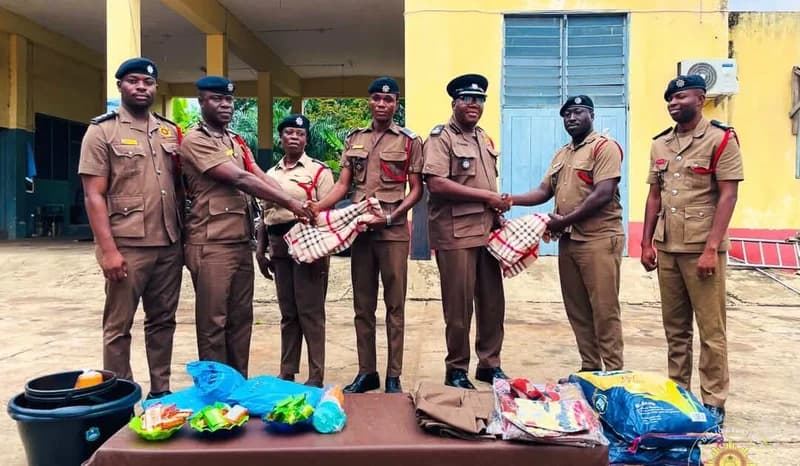 GNFS Honors Officers LFM Sene Famous and FM Yao Addo Kumi for Heroic Sogakope Flood Rescue