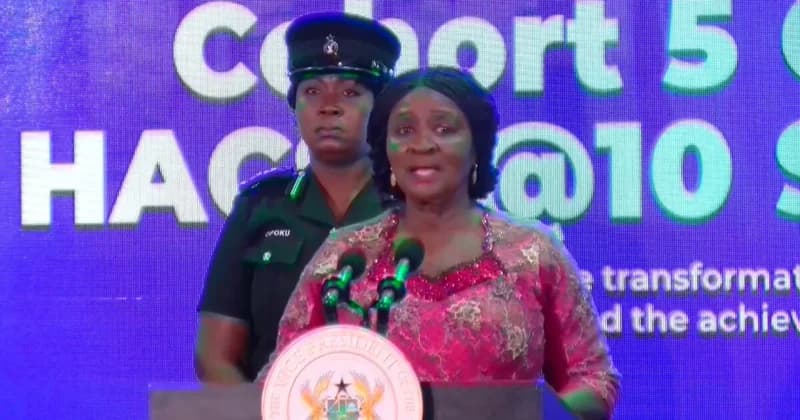 Vice President Opoku-Agyemang Announces AI Partnership with Huawei as 80 Women Graduate from HACSA Tech4Girls Programme