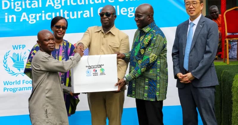 Minister Eric Opoku Commissions $500,000 in Digital Farming Tools for Five Agricultural Colleges