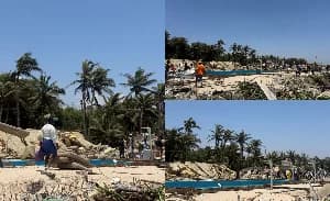 SSNIT and Security Forces Demolish Polo Beach Club and La Pleasure Beach to Protect National Assets