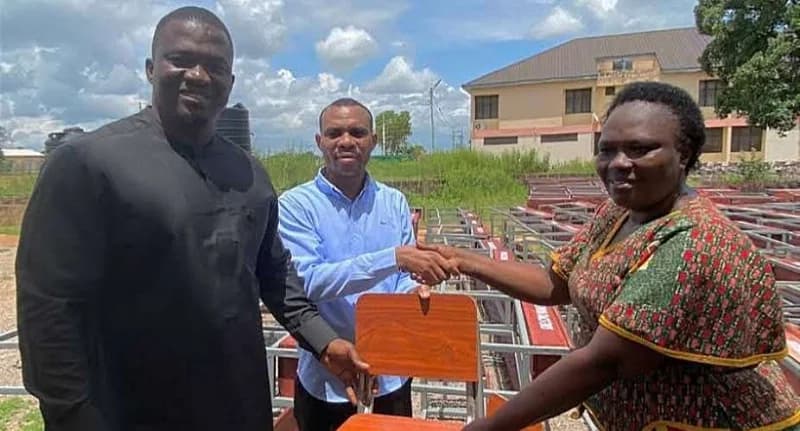 MP Nikyema Billa Alamzy and DCE Stephen Akurugo Bolster Education in Kassena-Nankana West with Major Furniture Donation