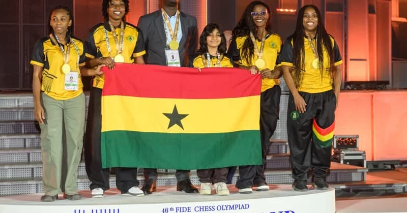 Ghana's Golden Knights Secure Gold and Seven International Titles at 46th World Chess Olympiad