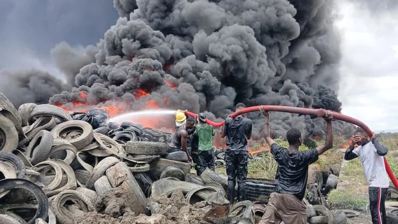 Ghana National Fire Service contains fire at Yota Energy facility