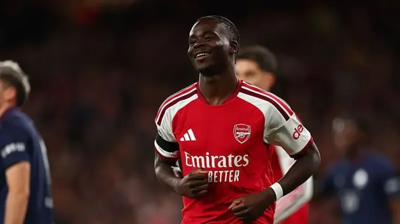 Bukayo Saka leads Arsenal to 3-0 Champions League victory over Lille