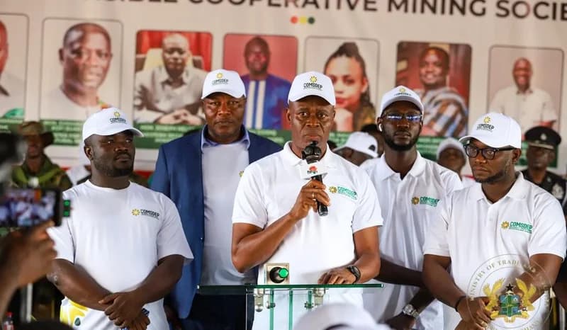 Yusif Sulemana launches rCOMSDEP mining programme in Western Region