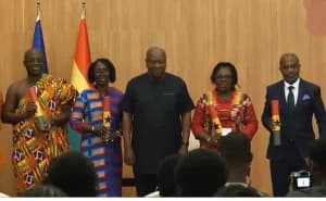 John Dramani Mahama swears in four new ambassadors at Jubilee House
