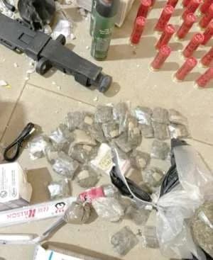 Gbane mining site: 16 arrested as police, military seize guns, 209 rounds of ammunition