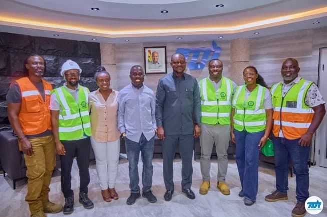 Skills for Progress Africa Fellows tour Tema Oil Refinery