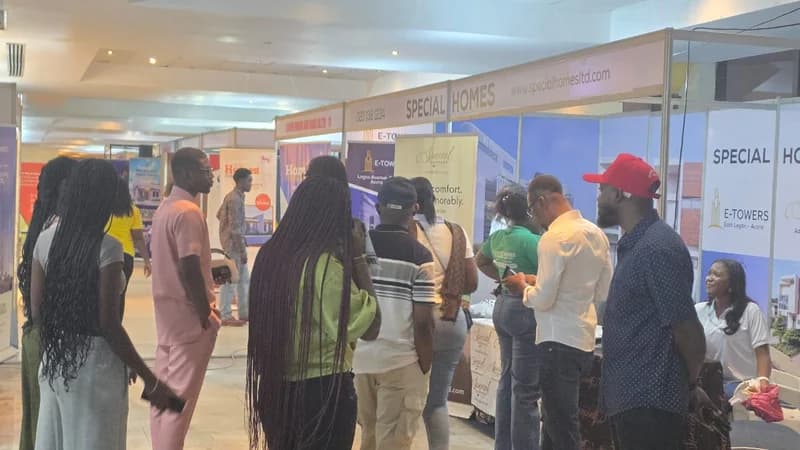 Republic Bank–JoyNews Habitat Fair draws crowds at Ho Sports Stadium