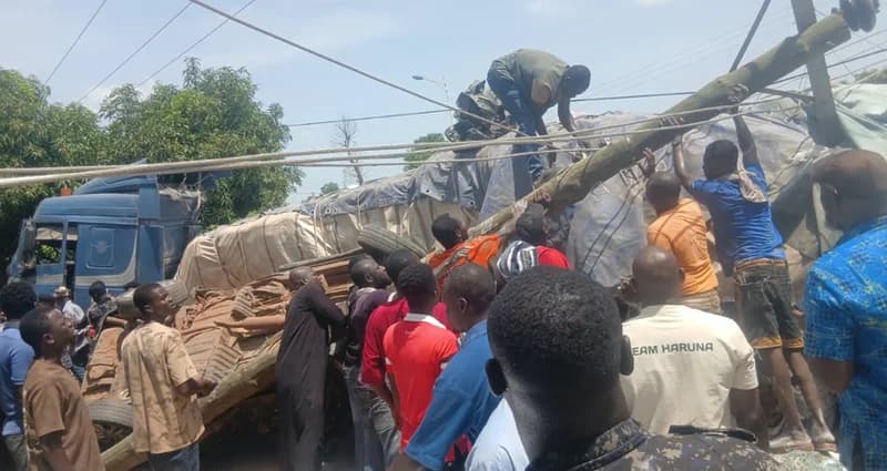 Cement truck collision in Walewale kills two and injures twelve