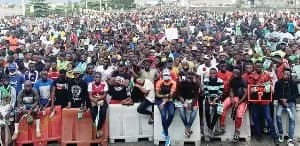 Nigeria police disperse #EndSARS memorial at Lekki tollgate with tear gas