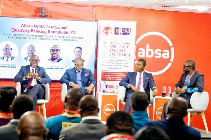 Absa-UPSA Law School roundtable examines digital banking fraud liability